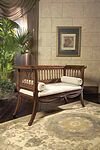 Butler Specialty Antique Cherry English Settee