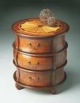 Butler Plantation Cherry Barrel Table - 0523101