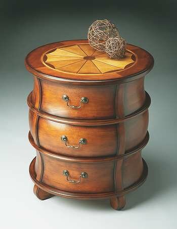 Butler Plantation Cherry Barrel Table - 0523101