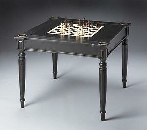 Butler Specialty Black Licorice Multi-Game Card Table
