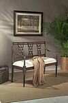 Butler Specialty Imperial Red Hand Painted Bench
