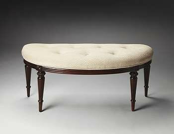 Butler Tamara Plantation Cherry Demilune Bench