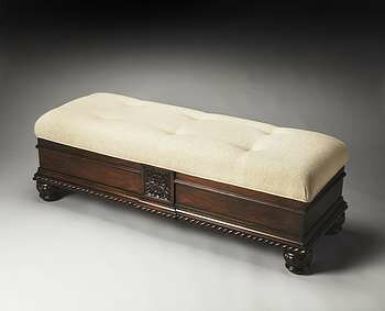 Butler Plantation Cherry Winfield Cherry Storage Bench - 1126024
