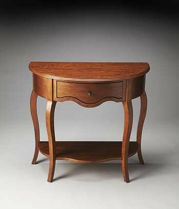 Butler Masterpiece Darien Antique Cherry Demilune Console Table - 1134011