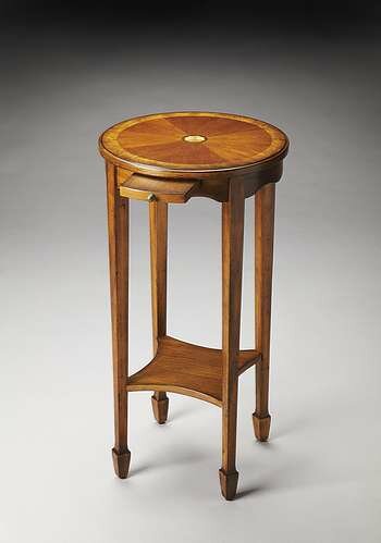Butler Masterpiece Kirby Olive Ash Burl Accent Table - 1150101