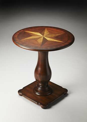 Butler Edenbridge Plantation Cherry Inlaid Pedestal Table - 1151024