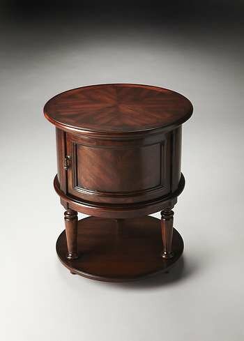 Butler Coffield Plantation Cherry Drum Table - 1152024