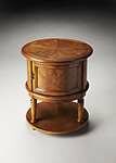 Butler Masterpiece Coffield Olive Ash Burl Drum Table - 1152101