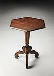 Butler Corbin Plantation Cherry Hexagonal Accent Table - 1154024
