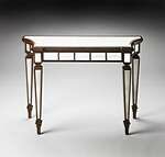 Butler Masterpiece Garbo Mirror & Mahogany Console Table - 1251299