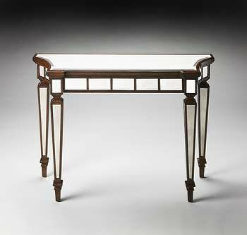 Butler Masterpiece Garbo Mirror & Mahogany Console Table - 1251299