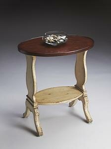 Butler Specialty Vanilla & Cherry Oval Accent Table