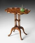 Butler Specialty Olive Ash Burl Oval Accent Table