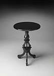 Butler Masterpiece Allenby Black Licorice Pedestal Table - 1398111