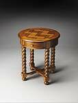 Butler Masterpiece Brockton Vintage Oak Round Accent Table - 1546001