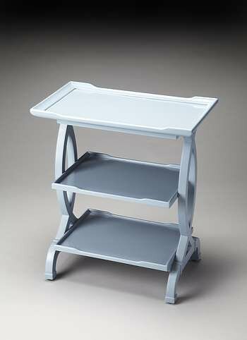 Butler Loft Kimiko Glossy Wedgewood Side Table - 1570305