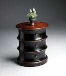 Butler Specialty Café Noir Oval Drum Table