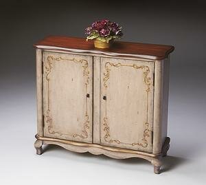 Butler Specialty Shell Gray Console Chest 1737232