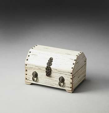 Butler Sausalito Antique White Jewelry Box-1852297