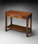 Butler Masterpiece Sheridan Olive Ash Burl Console Table - 2207101