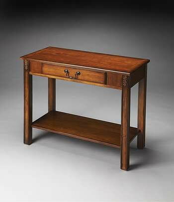 Butler Masterpiece Sheridan Olive Ash Burl Console Table - 2207101