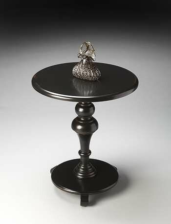 Butler Specialty Black Licorice Pedestal Table - 2213111