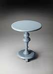 Butler Loft Glossy Wedgewood Pedestal Table - 2213305