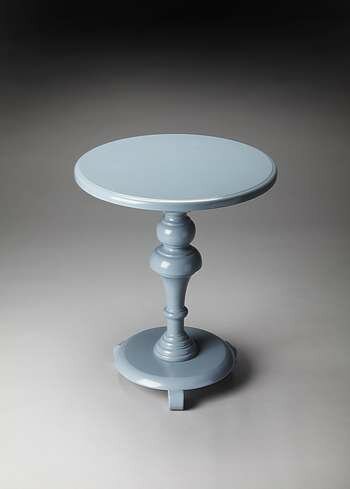 Butler Loft Glossy Wedgewood Pedestal Table - 2213305