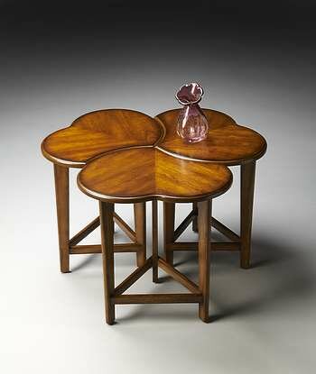 Butler Specialty Antique Cherry Nesting Cocktail Tables - 2224011