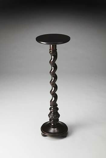 Butler Masterpiece Quinn Rubbed Black Pedestal - 2226234