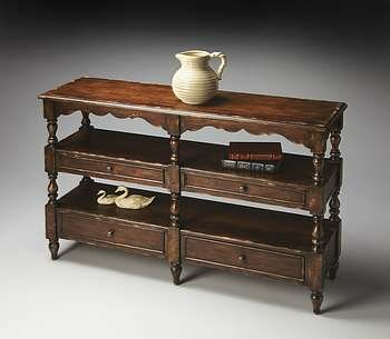 Butler Specialty Tobacco Leaf Sofa Console Table - 2242228