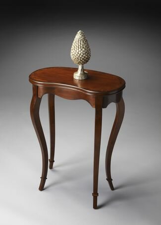 Butler Specialty Olive Ash Burl Kidney-Shaped Table