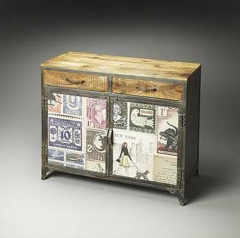 Butler Vagabond Industrial Chic Console Cabinet