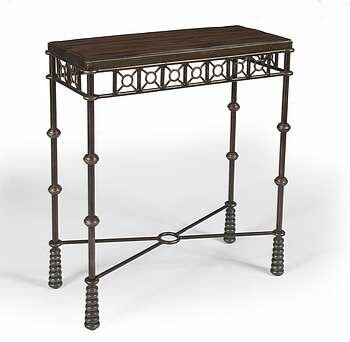 Butler Glendale Mahogany & Iron Console Table