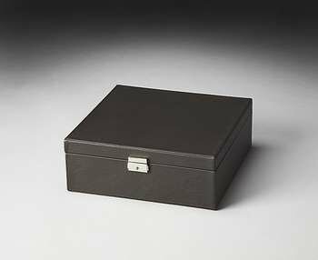 Butler Lido Brown Leather Storage Case - 2732034