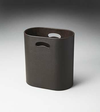 Butler Lido Brown Leather Storage Basket - 2735034
