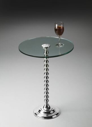 Butler Specialty Nickel Pedestal Table 2875220