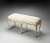 Butler Artists' Originals Michelline Cream & Gold Painted Bench - 2902221