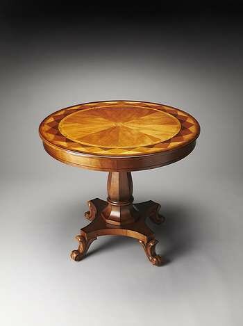 Butler Masterpiece Berkley Olive Ash Burl Foyer Table - 3036101