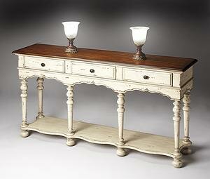 Butler Specialty Vanilla & Cherry Console Table