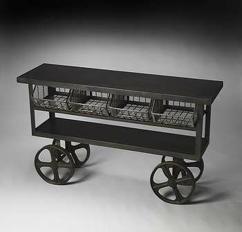 Butler Antietam Industrial Chic Trolley Buffet