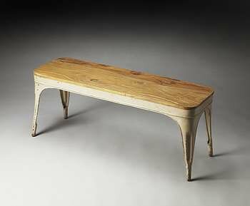Butler Cyrus Solid Wood & Iron Bench - 3177025