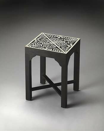 Butler Gianna Black Bone Inlay Bunching Table