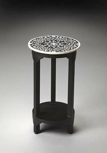 Butler Carmella Black Bone Inlay Accent Table