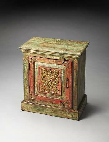 Butler Artifacts Jaljira Hand Painted Accent Cabinet - 3346290