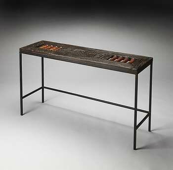 Butler Industrial Chic Orin Reclaimed Wood Console Table - 3389290