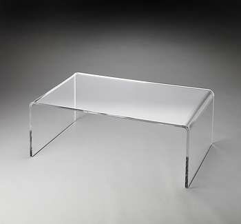 Butler Loft Crystal Clear Acrylic Cocktail Table - 3398140