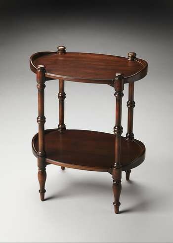Butler Kirsten Plantation Cherry Oval Side Table - 3402024