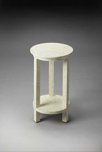 Butler White Bone Inlay Accent Table - 3439325