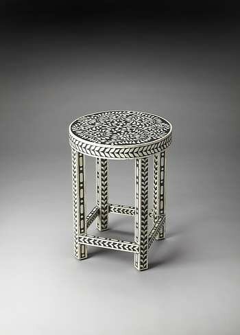 Butler Black Bone Inlay Accent Table - 3442318